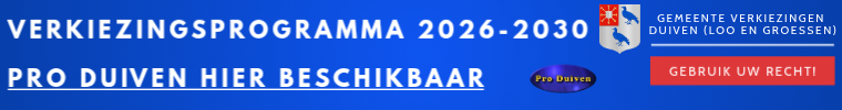 Verkiezingsprogramma Pro Duiven 2026-2030 Verkiezingsprogramma Pro Duiven 2026-2030
